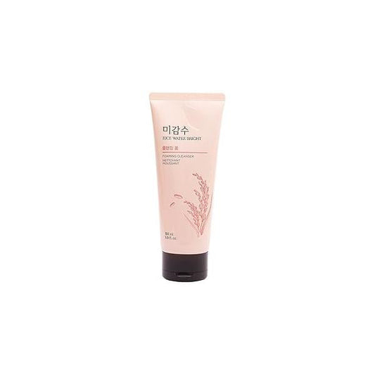 BETT Cleansing foam 150ml with Rice Water for Brighten the Skin | Soap Wort Deep |Moringa Oil Moisturization Face Wash Men and Women