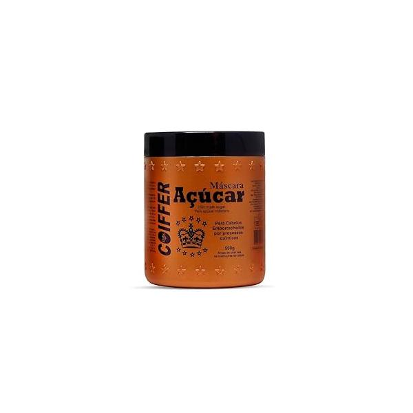 Sugar Mask 500g Elastic and rubberized hair through Chemical Processes - Revive Your Hair's Elasticity 16.9Oz Hair for chemically processed
