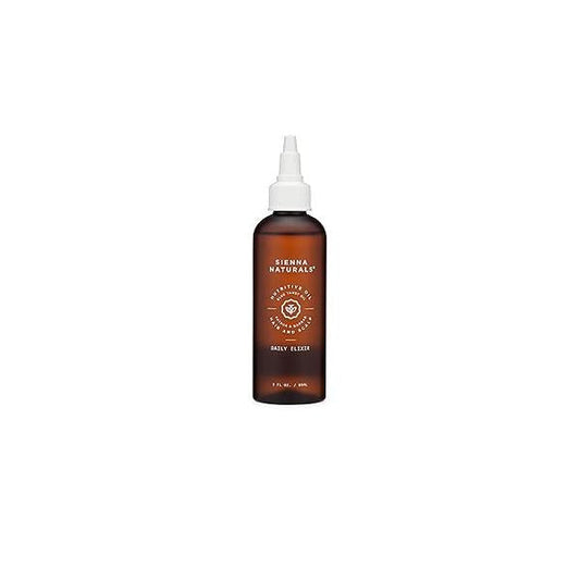 Sienna Naturals - Daily Hair Elixir - Lightweight Scalp & Oil w/Baobab Blue Tansy for Hydration Growth Soothes Dry, Itchy Strengthens Strands Silicone-Free, Vegan Clean, 3oz