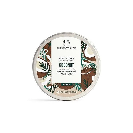 The Body Shop Coconut Butter - Nourishing & Moisturizing Skincare for Very Dry Skin Vegan 6.4 Oz