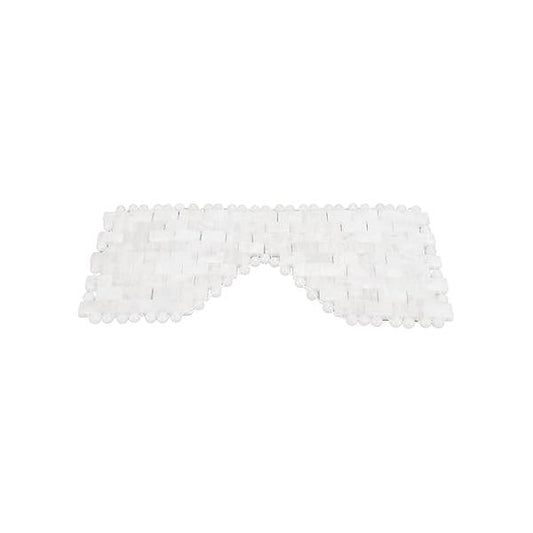 Quartz Sleep Mask White Jade Stones Anti Wrinkle Massage Eye